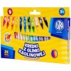 STRIGO Voskové pastelky 24 farieb