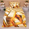 Jerry Fabrics 3D Obliečky Gold micro Polyester mikrovlákno 140x200 70x90