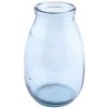 Váza MONTANA, 28 cm | 4,35 L, sv. modrá - kropenatá|Vidrios San Miguel|Recycled Glass