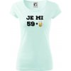 Je mi 60 pivo - Dámske tričko Pure - 2XL ( Frost )