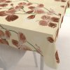 Biante Bavlnený obdĺžnikový obrus Sandra SA-536 Hnedé orchidey na vanilkovo žltom 120x140 cm