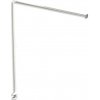DuraHome nastaviteľná rohová tyč 80 × 94 – 180 cm biela
