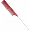 JRL PinTail Comb - profesionálne tupírovacie hrebene J102 RED - červený
