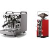 Rocket Espresso Mozzafiato FAST V + Eureka Mignon Libra, CR ferrari red