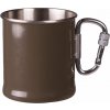 Mil Tec Hrnček nerezový s karabinou olivový 250 ml