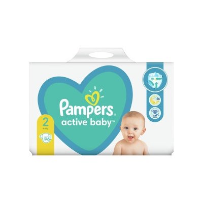 Pampers Active Baby veľkosť 2 (96 ks) 4–8 kg