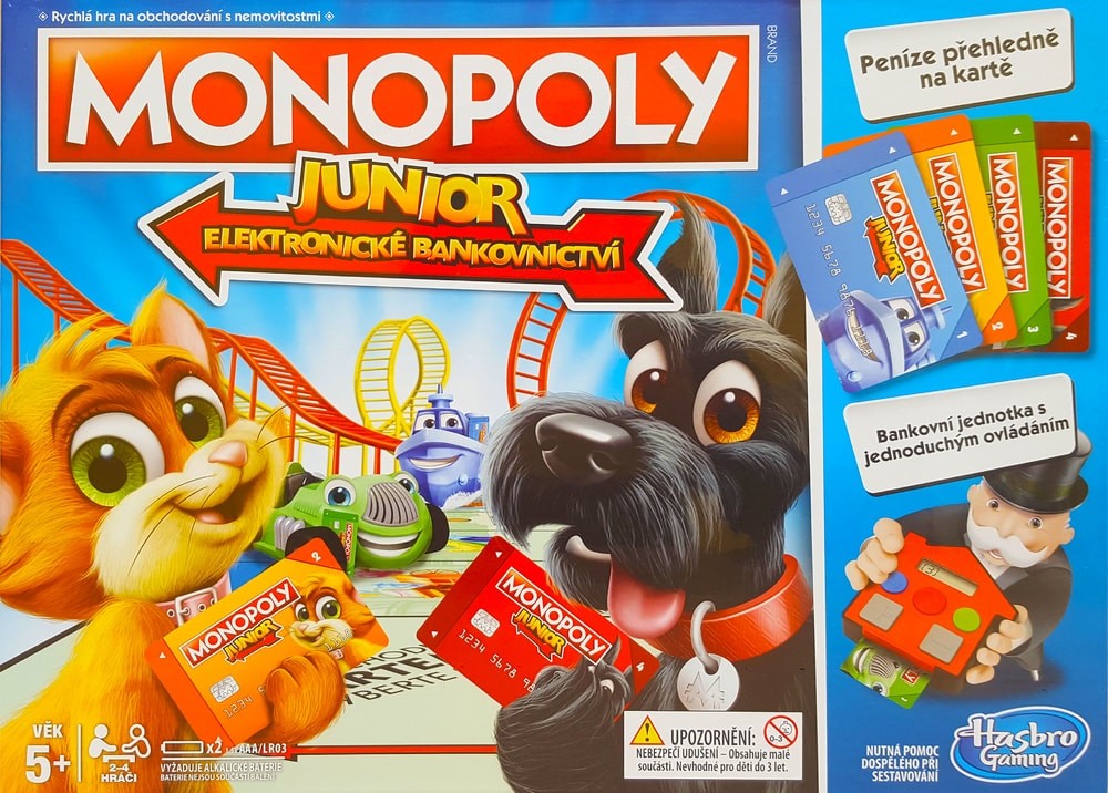 Hasbro Monopoly Junior: Elektronické bankovnictví