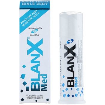 BlanX Med bieliaca zubná pasta pre citlivé zuby (Sensitive Teeth Whitening Toothpaste) 75 ml
