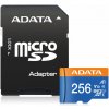 ADATA MicroSDXC 256GB UHS-I U1 / Class 10/+ Adaptér AUSDX256GUICL10A1-RA1