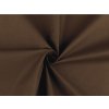 Bavlněná látka / plátno jednobarevná METRÁŽ - 33 (86) hnědá