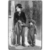 Retro tabuľa Charlie Chaplin 20x30cm (dekoračná tabuľa)