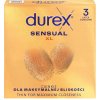 Kondómy DUREX SENSUAL XL super tenké, zväčšené, veľké, väčšie, 3 ks