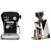 Ascaso Dream ONE, Dark Black + Eureka Mignon Zero 65 Speedy, CR chrome