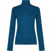 Icebreaker Women Merino Blend 300 RealFleece Descender LS Zip modrá