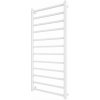 Mario-Radiators | Kúpeľňový rebríkový radiátor INOX TOKIO 233W/230V 117x53 cm nerez/biela | 1.137.047801.WM