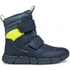 Geox, J FLEXYPER BOY B ABX tmavo modrá,žltá 28