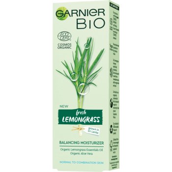 Garnier Bio Lemongrass vyvažujúci hydratačný krém pre normálnu až zmiešanú pleť 50 ml