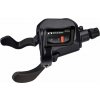 Microshift Marvo, vlevo, 2/3x9/11s nebo 3x10, kompatibilní s Shimano, Xpress Trigger, bez převodového poměru (nové)