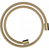 Axor ShowerSolutions - Textilná sprchová hadica 1250 mm s valcovými maticami, zlatá 28228990