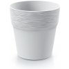 Prosperplast FURU Kvetináč 17,5cm, bielý DFA175