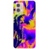 Picasee silikónový prehľadný obal pre Motorola Moto G53 5G - Burn