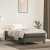 vidaXL Matrac s taštičkovými pružinami tmavosivý 90x210x20 cm zamat 4016565