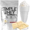 Bielkovinový koncentrát bielkovín - WPC 4U Nutrition prášok 700 g, biela čokoládová príchuť