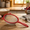 TESCOMA Presto 17 cm červené - plastové kuchynské sito
