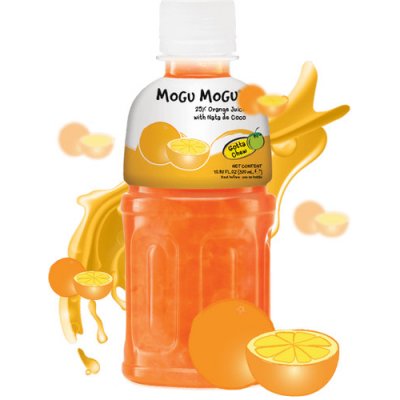 Mogu Mogu Jelly Orange Juice 320 ml