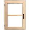TREND Drevené okno O1, L, 60 × 90 cm, dvojsklo, ľavé, borovica