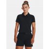 Dámske tričko Under Armour UA Playoff SS Polo Čierna XS