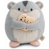 NICI plyš MyMochi Škrečok Shai 16cm so sušienkou v darčekovom balení, 11x12x6, 5cm