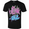 Tričko metal ROCK OFF Blink 182 Neon Logo Čierna