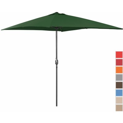 Uniprodo UNI UMBRELLA SQ2030GR N 200 x 300 cm zelený