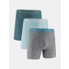 Under Armour Pánske boxerky Ua Performance Tech - Solid 6in - 3pk Modrá 3XL