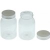 PET dóza 500ml - strieborné viečko