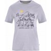 Dámske tričko Fjallraven Hoja Lugnt Wool T-shirt W fialová M