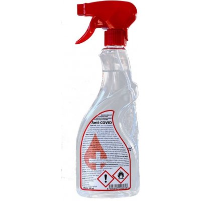DF Partner Anti-Covid dezinfekčný prípravok na dezinfekcia rúk a povrchov rozprašovač 500 ml