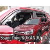 Deflektory na Ssangyong Korando od 2019 (+zadné)