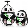 Heys Travel Tots Lightweight Kids Panda – sada batohu a kufru Kufr: cca 30 l , Batoh: cca 9 l