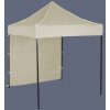 Expodom Párty stan 2x2m – oceľový, 1 bočná plachta, Béžová