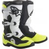 boty TECH 3S YOUTH 2021, ALPINESTARS, dětské (černá/žlutá fluo/bílá, vel.37)