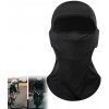 ĽAHKÁ UNIVERZÁLNA ČIERNA BALACLAVA POD PRILBU NA MOTORKU S VENTILÁCIOU