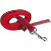 Firedog Pogumované vodítko 20 mm 1,5 m bez rúčky červené