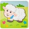Woody puzzle baby sheep
