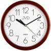Plastové nástenné hodiny JVD Funky HP612.16 metalické hnedé