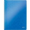 Blok Leitz WOW A4, PP, linka, modrá