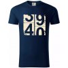 Tachometer 40 - Tričko z organickej bavlny - 2XL ( Tmavomodrá (veľmi tmavá - skoro čierna) )