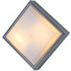 ACA Lighting vonkajšie nástenné svietidlo CUBE HI5502 max. 40W/2xE27/IP54, šedé