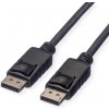 Kábel DisplayPort M/M 10m, 4K@60Hz, DP v1.2, 21.6Gbit/s, LSOH, čierny